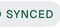 Synced status pill.